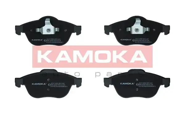 Передні тормозні (гальмівні) колодки Kamoka JQ1012882 (фото 1)