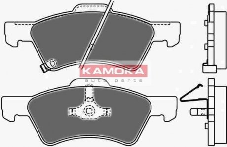Передние тормозные колодки kamoka JQ1013020