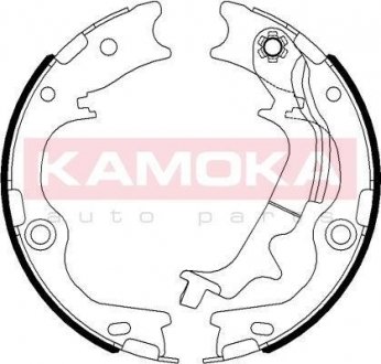 Колодки ручного (стоячого) тормоза kamoka JQ212056