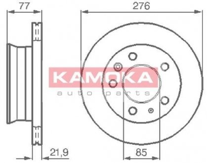 Тормозной диск kamoka 103306