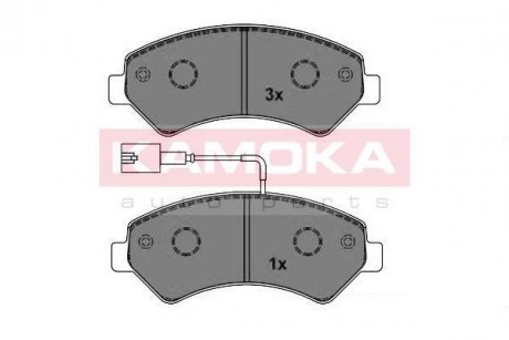 Тормозные колодки kamoka JQ101150