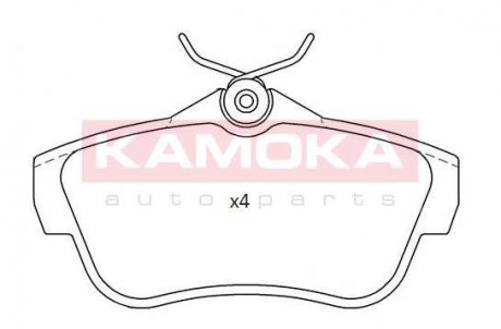 Задние тормозные колодки kamoka JQ101174