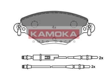 Передні тормозні (гальмівні) колодки kamoka JQ1012822