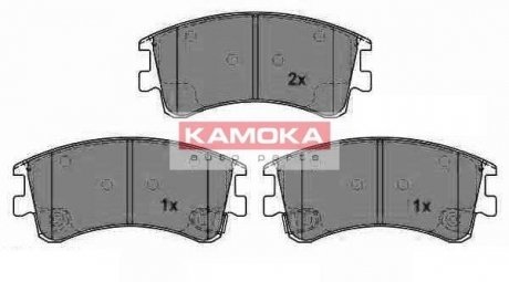 Тормозні (гальмівні) колодки kamoka JQ1013238
