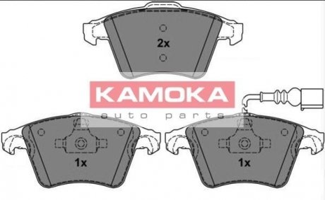 Передні тормозні (гальмівні) колодки kamoka JQ1013286