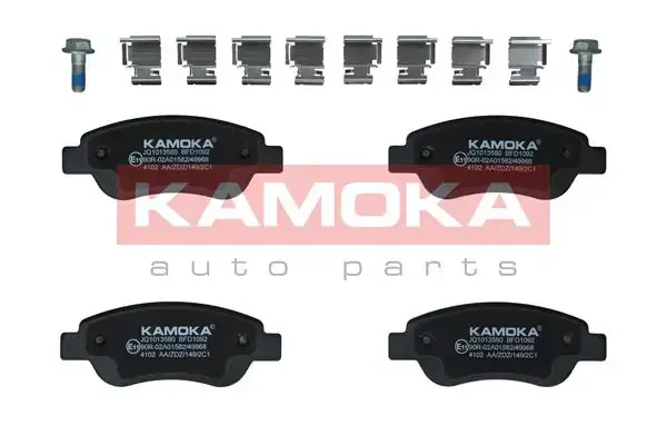 Передні тормозні (гальмівні) колодки Kamoka JQ1013580 (фото 1)
