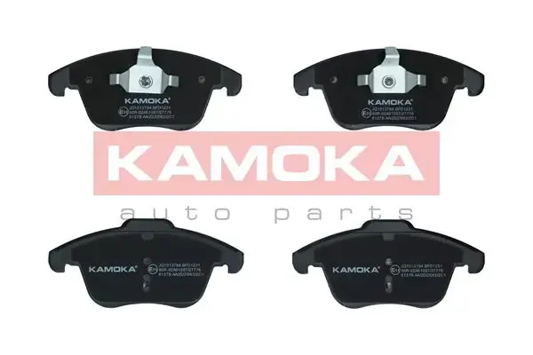 Передні тормозні (гальмівні) колодки Kamoka JQ1013794 (фото 1)