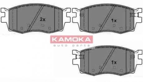 Тормозні (гальмівні) колодки kamoka JQ1013910