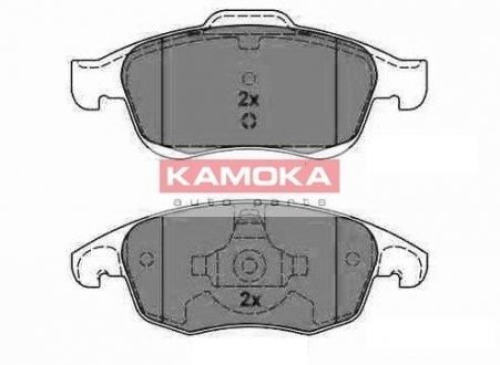 Передні тормозні (гальмівні) колодки kamoka JQ1013942