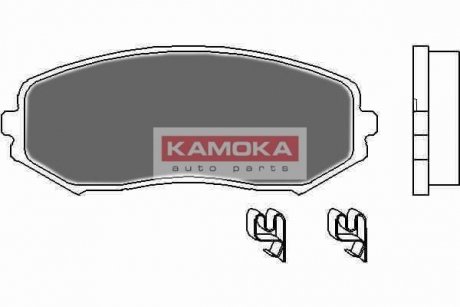 Тормозні (гальмівні) колодки kamoka JQ1018120