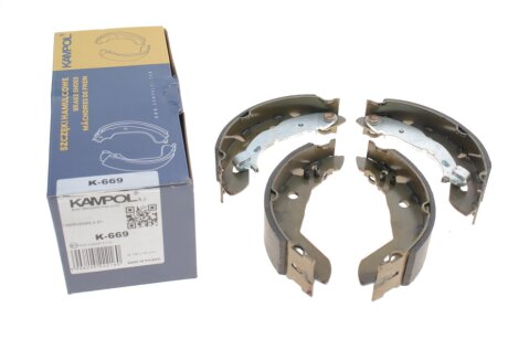 Колодки ручного (стоячого) гальма kampol K669