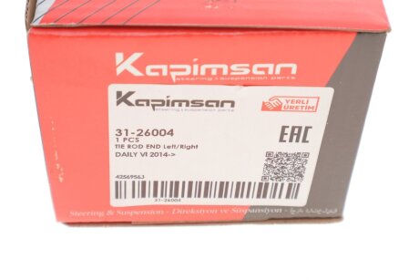 Накінечник кермової тяги kapimsan 3126004