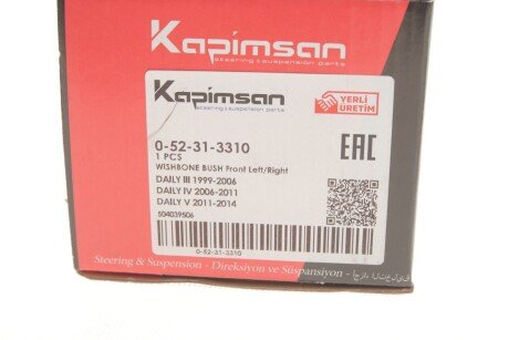 Сайлентблок переднього важеля kapimsan 052313310