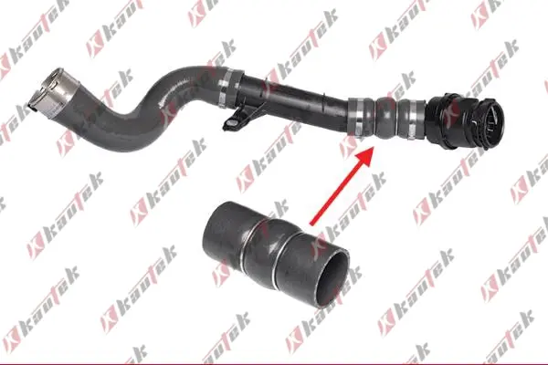 DACIA патрубок турбіни DUSTER 1.5 dCi 12- KAUTEK RETH049 (фото 1)