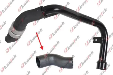 CITROEN Патрубок интеркулера JUMPER 2.2 HDi 110 11-, JUMPER 2.2 HDi 150 11-, FIAT DUCATO 110 Multijet 2,3 D 11-, PEUGEOT BOXER 2.2 HDi 120 06- KAUTEK CITH010