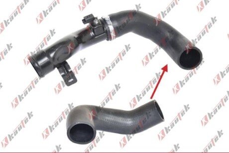 Патрубок інтеркулера (турбіни) kautek FDTH016