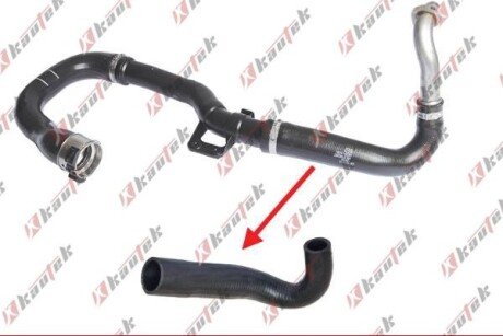 Патрубок интеркулера (турбины) kautek OPTH029