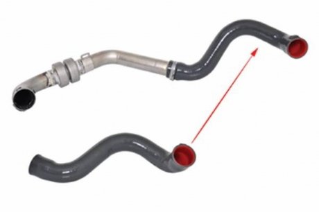 Патрубок интеркулера (турбины) kautek RETH046 на Рено Меган 2