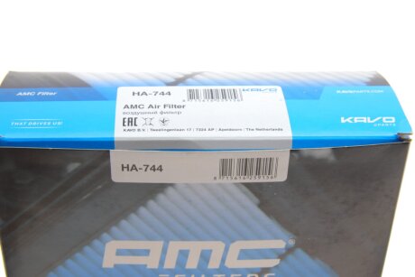 HYUNDAI Фильтр воздушный Elantra 1.6/2.0 GDI 15-,i30 1.0/2.0 11-,Kia Ceed 18- kavo parts HA744