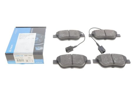 Комплект гальмівних колодок kavo parts KBP10043