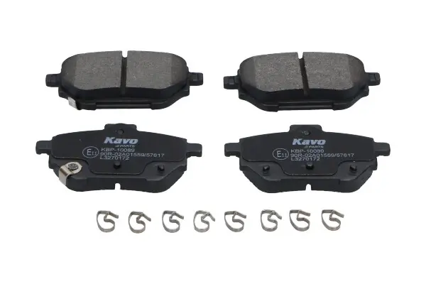 KAVO PARTS TOYOTA Колодки гальмівні задні TOYOTA COROLLA 1.2-2.0H 10.18- kavo parts KBP10089