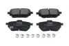KAVO PARTS TOYOTA Колодки гальмівні задні TOYOTA COROLLA 1.2-2.0H 10.18- kavo parts KBP10089