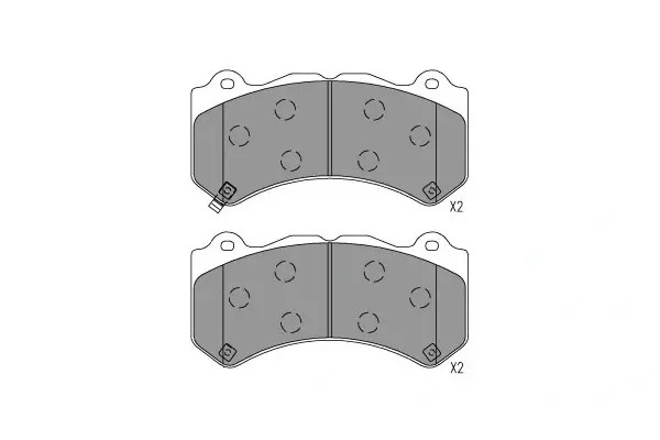 Тормозные колодки kavo parts KBP6627