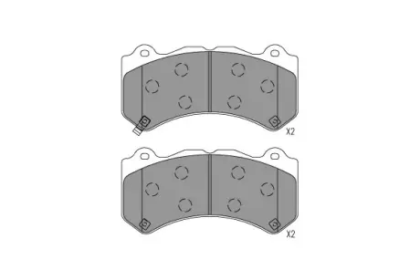 Тормозные колодки kavo parts KBP6627