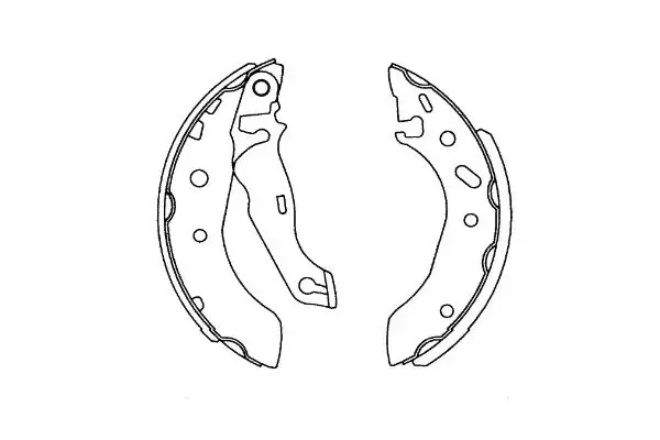 KAVO PARTS FORD щоки гальмівні FIESTA,KA,PUMA 96- kavo parts KBS5407