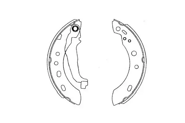 KAVO PARTS NISSAN Щеки тормозные MICRA 1.0-1.3 16V 92- kavo parts KBS-7427