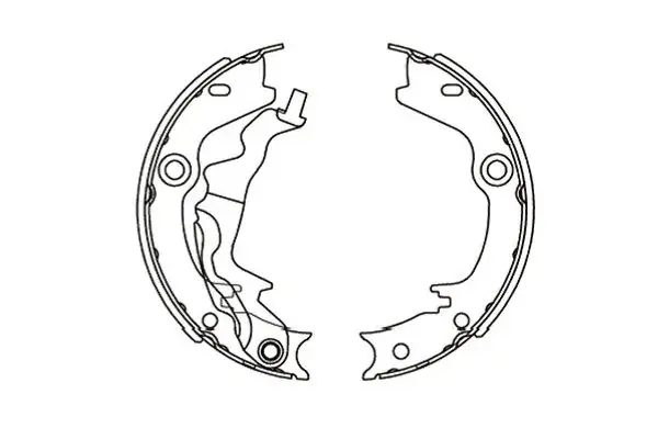 KAVO PARTS HYUNDAI Тормозные щеки Accent -10, KIA Rio 05- kavo parts KBS-3416