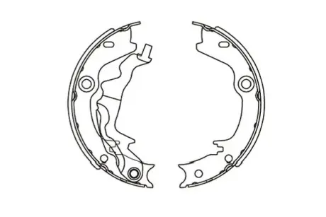 KAVO PARTS HYUNDAI Тормозные щеки Accent -10, KIA Rio 05- kavo parts KBS-3416