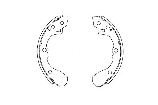 KAVO PARTS MAZDA Щеки тормозные 626 1.6 83-12 /87 200X26 kavo parts KBS-4407