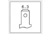 KAVO PARTS NISSAN Датчик температуры воды Almera 00-, Micra -03,Primera 1.6/2.0 90- Kavo parts ECT-6504 (фото 5)