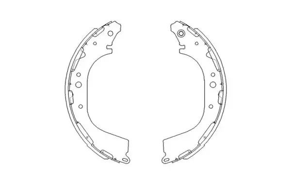 KAVO PARTS NISSAN щоки гальмівні PickUp 88-01 Kavo parts KBS-7411 (фото 1)