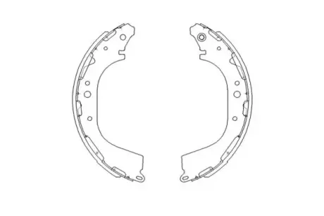 KAVO PARTS NISSAN щоки гальмівні PickUp 88-01 Kavo parts KBS-7411