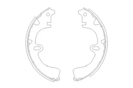 KAVO PARTS щоки гальмівні TOYOTA Corolla -00 kavo parts KBS-9918