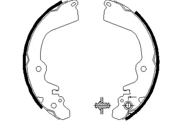 Колодки ручного (стоячого) тормоза kavo parts BS-6407