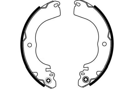 Колодки ручного (стоячого) гальма kavo parts BS7429