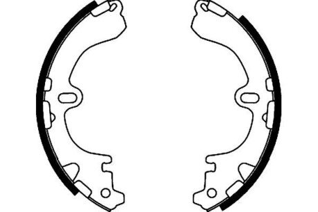 Колодки ручного (стоячого) тормоза kavo parts BS9911