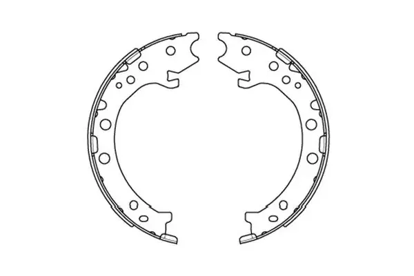 Колодки ручного (стоячого) тормоза kavo parts KBS2903