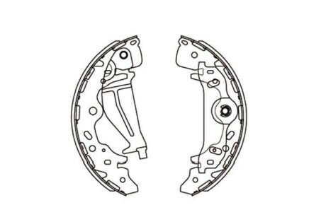 Колодки ручного (стоячого) гальма kavo parts KBS3405 на Киа Карнивал