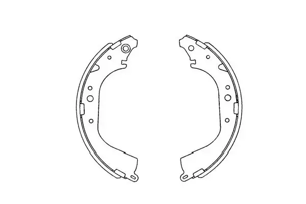 Колодки ручного (стоячого) гальма Kavo parts KBS9901 (фото 1)