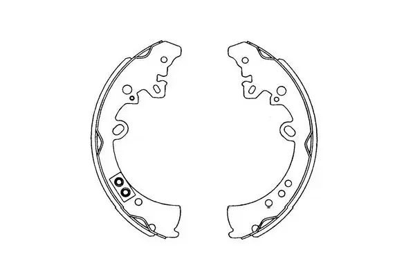 Колодки ручного (стоячого) тормоза kavo parts KBS-9913