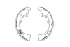 Колодки ручного (стоячого) тормоза kavo parts KBS-9913