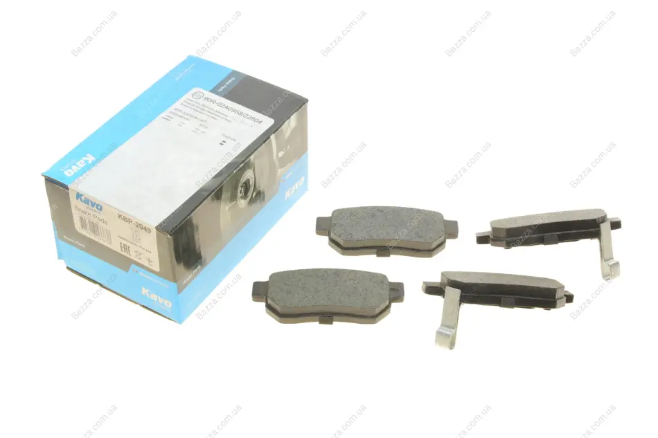 Комплект гальмівних колодок kavo parts KBP2049
