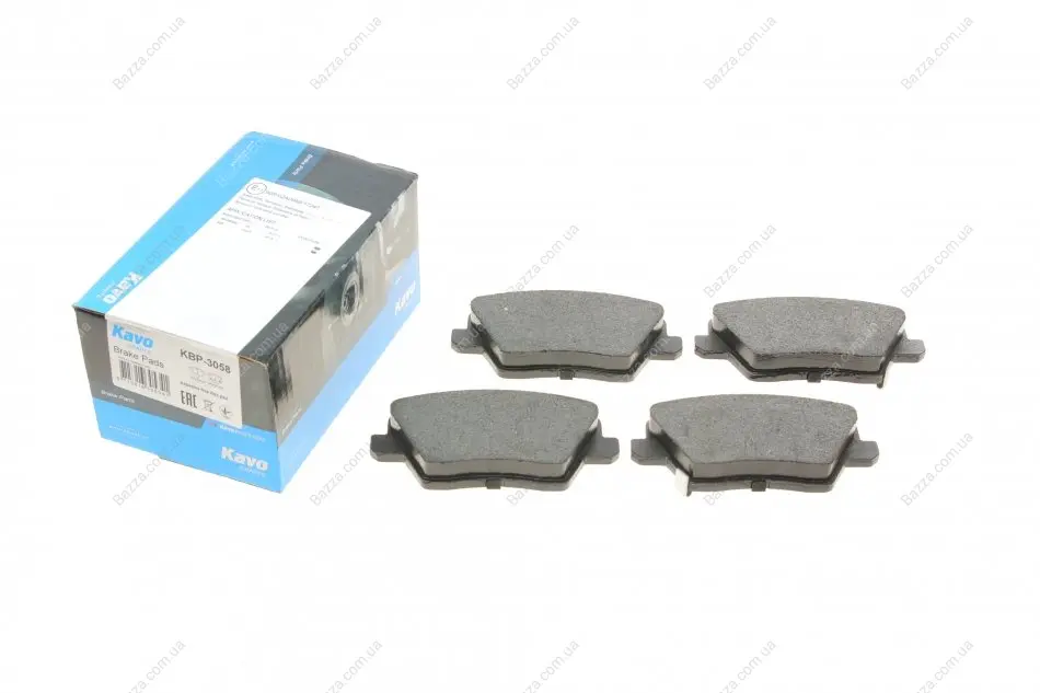 Комплект гальмівних колодок kavo parts KBP3058