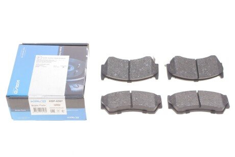 Комплект гальмівних колодок kavo parts KBP6587