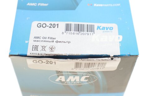 Масляный фильтр kavo parts GO201