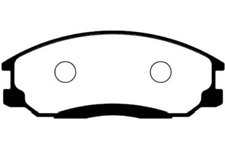 Передние тормозные колодки kavo parts BP3014